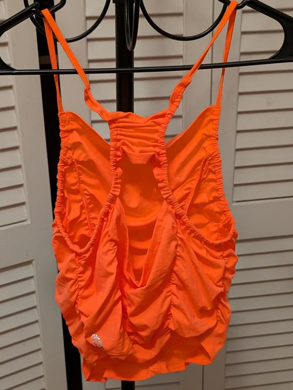 Free People Orange Tank Top Size XL
